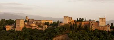 The Alhambra in the evening, Granada