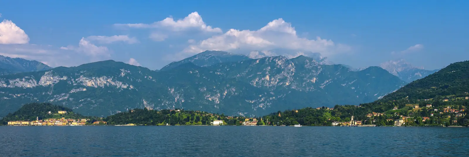 Bellagio on Lake Como, seen from the ferry