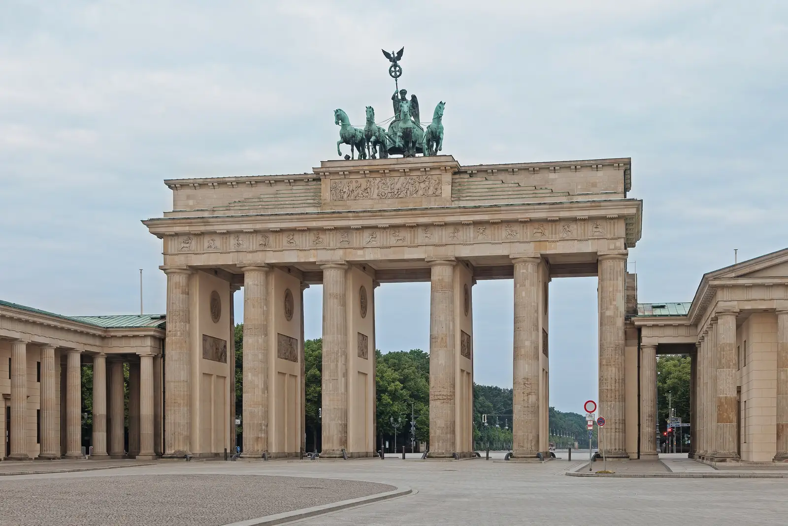 The Brandenburg Gate on Pariser Platz, Berlin