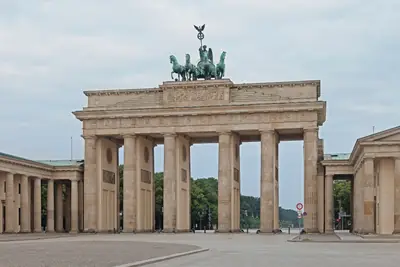 The Brandenburg Gate on Pariser Platz, Berlin