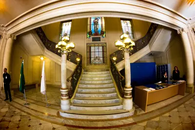 Inside the Centro Cultural Banco do Brasil, Belo Horizonte