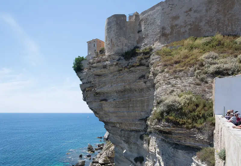 Corsica Bonifacio Ville haute Falaises