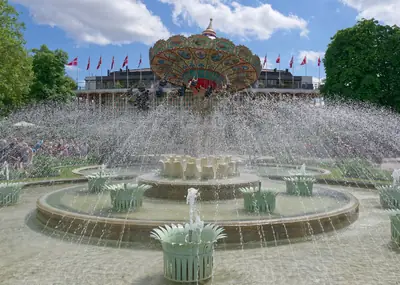 Gardens in Tivoli, Copenhagen