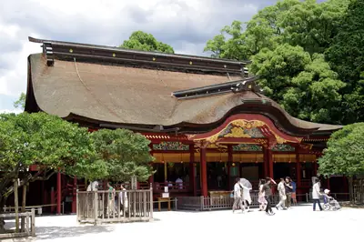 The main hall of Dazaifu Tenmangū shrine