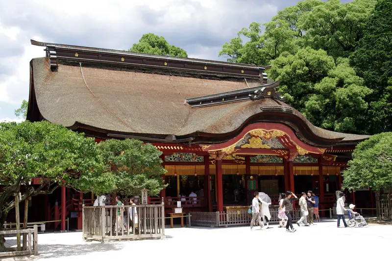 The main hall of Dazaifu Tenmangū shrine