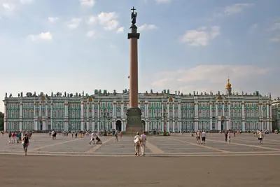 Palace Square and the Alexander Column in front of the Winter Palace