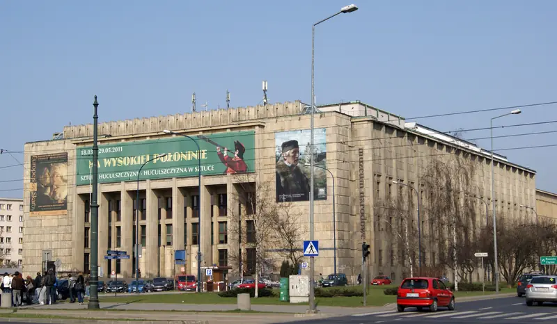 The Main Building of the National Museum in Krakow on 3 Maja Avenue