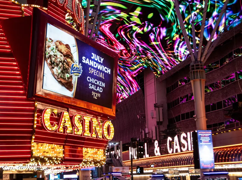 The Fremont Street Experience in downtown Las Vegas