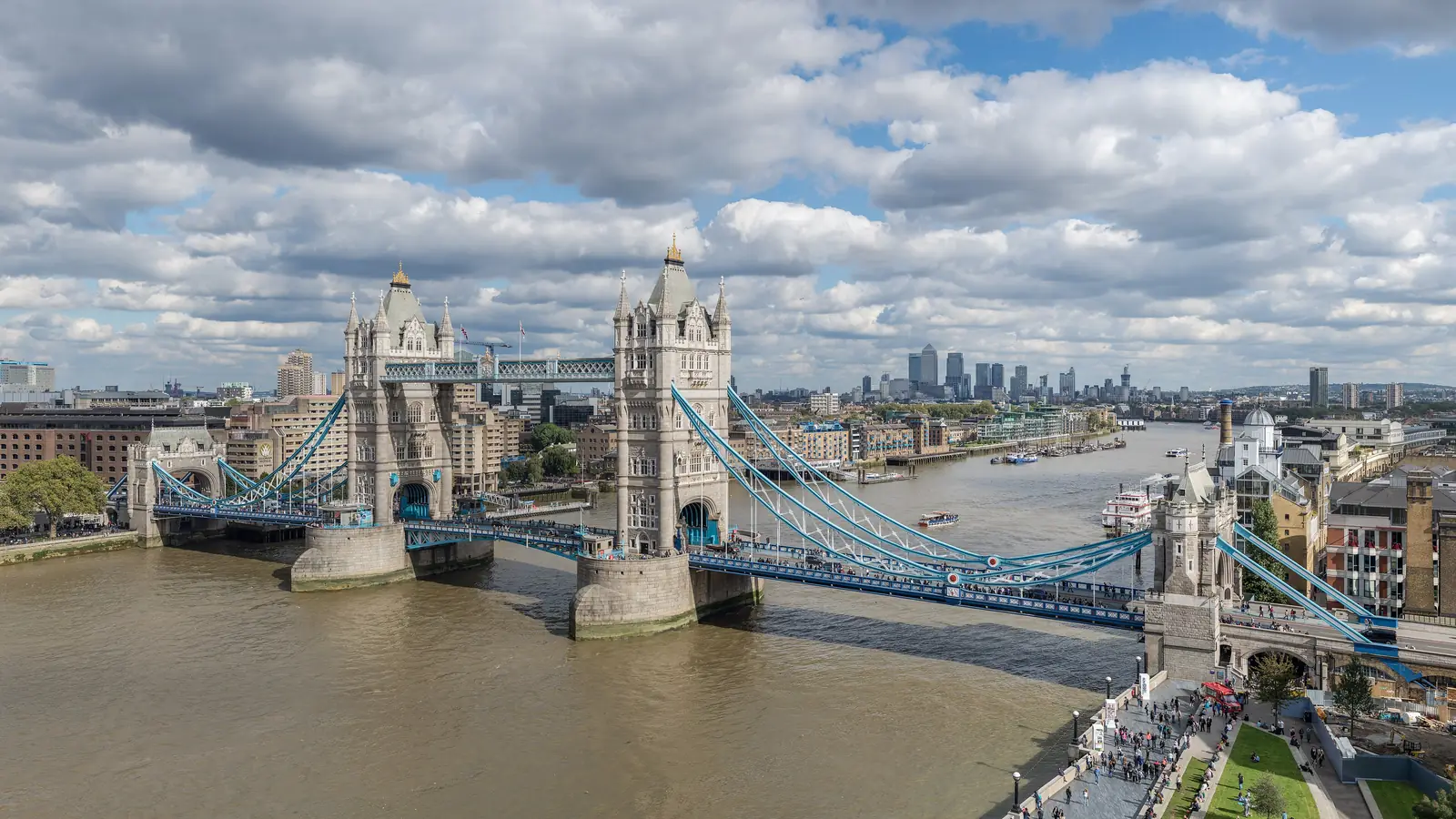 Tower Bridge over the River Thames, London