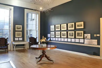 Displays on the ground floor of the Little Museum of Dublin