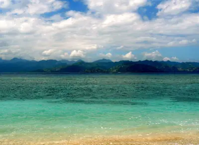 Turquoise water off the Gili Islands, Lombok