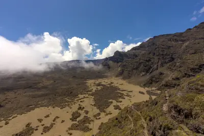Looking into Haleakalā crater, Maui
