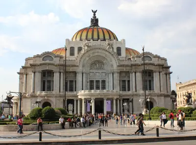 The Palacio de Bellas Artes, Mexico City
