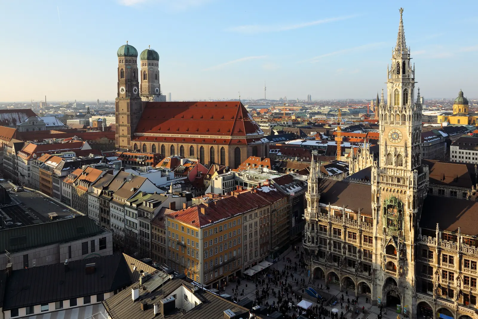 Marienplatz and the Frauenkirche towers, Munich