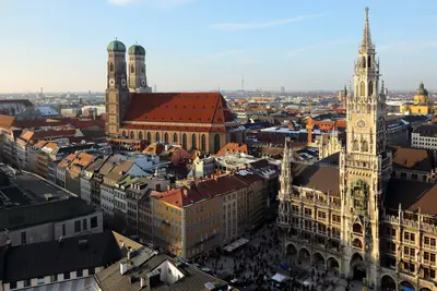 Marienplatz and the Frauenkirche towers, Munich