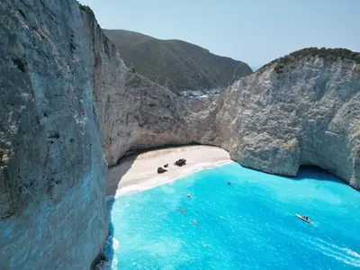 Navagio Beach, Zakynthos, Greece
