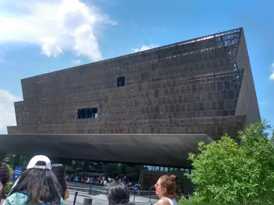 The National Museum of African American History and Culture on the National Mall