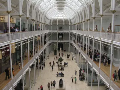 The Grand Gallery of the National Museum of Scotland, Edinburgh