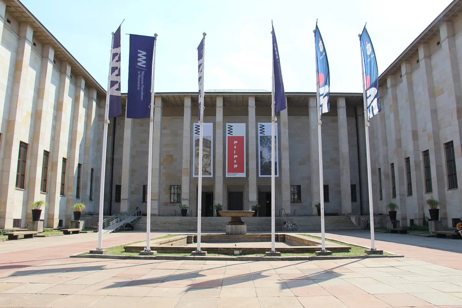 The National Museum in Warsaw on Jerusalem Avenue