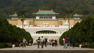 The main building of the National Palace Museum, Taipei