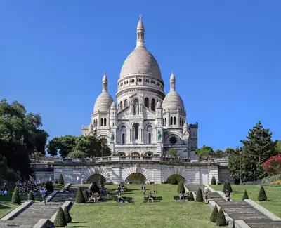 Basilica of Sacré-Cœur on the hill of Montmartre