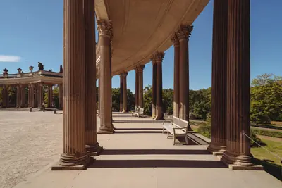 Sanssouci Palace above its terraces, Potsdam