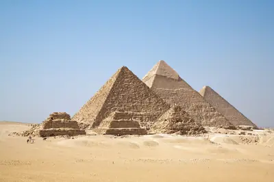 The pyramids of Giza
