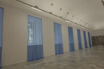 A temporary exhibition gallery in the Museo Reina Sofía