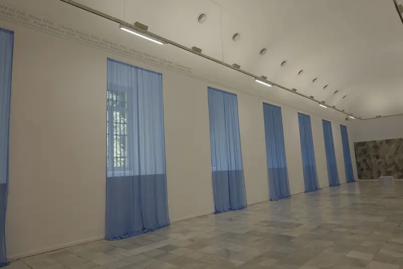 A temporary exhibition gallery in the Museo Reina Sofía