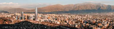 Santiago and the Andes from Cerro San Cristóbal