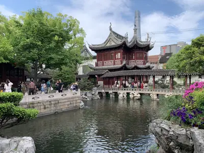 Pavilions and ponds in Yu Garden, Shanghai