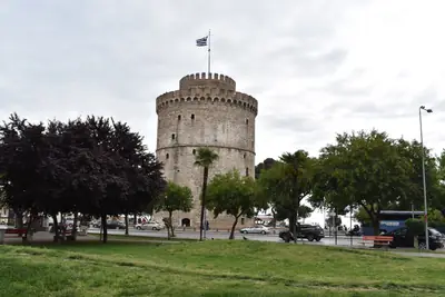 The White Tower on the Thessaloniki waterfront