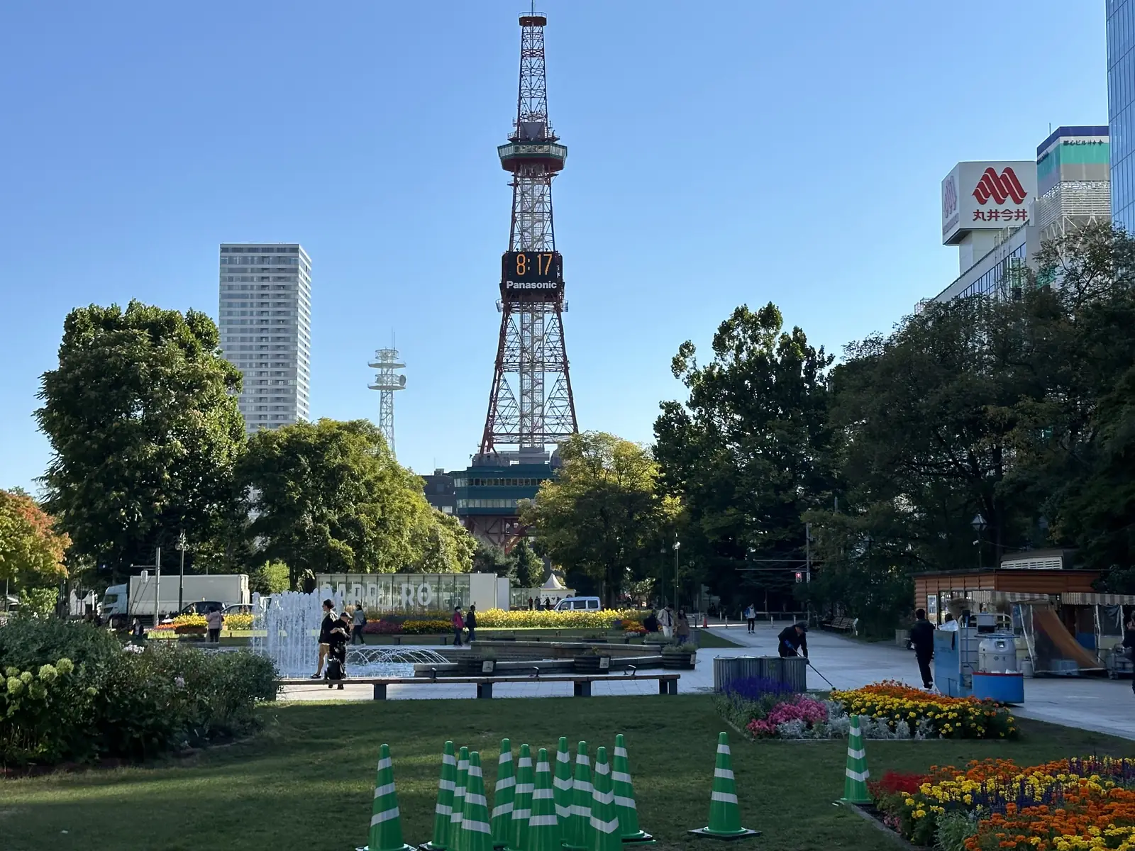 Odori Park and the Sapporo TV Tower