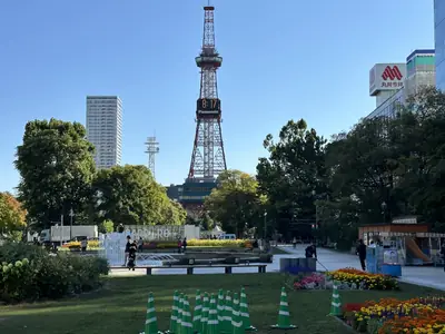 Odori Park and the Sapporo TV Tower