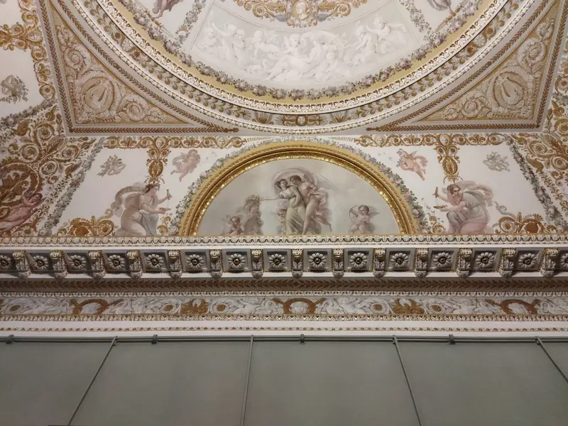 A painted ceiling in the Mikhailovsky Palace, State Russian Museum
