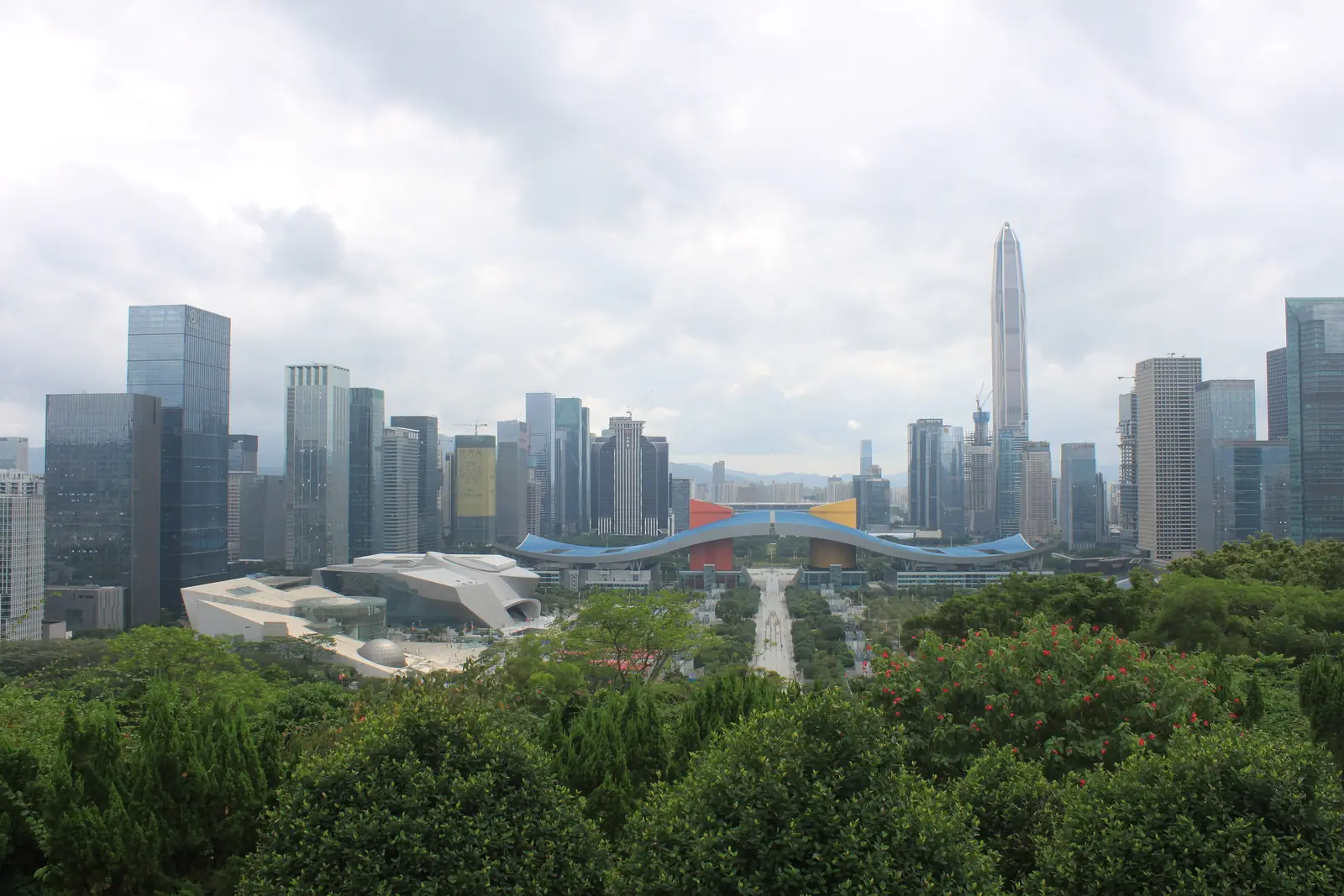 The Futian District skyline, Shenzhen