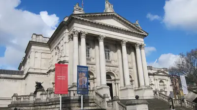 The Millbank entrance of Tate Britain, London