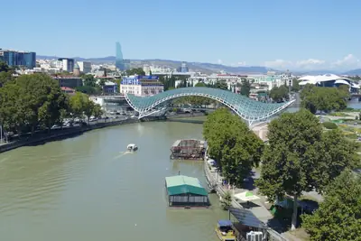 The Bridge of Peace over the Mtkvari, Tbilisi