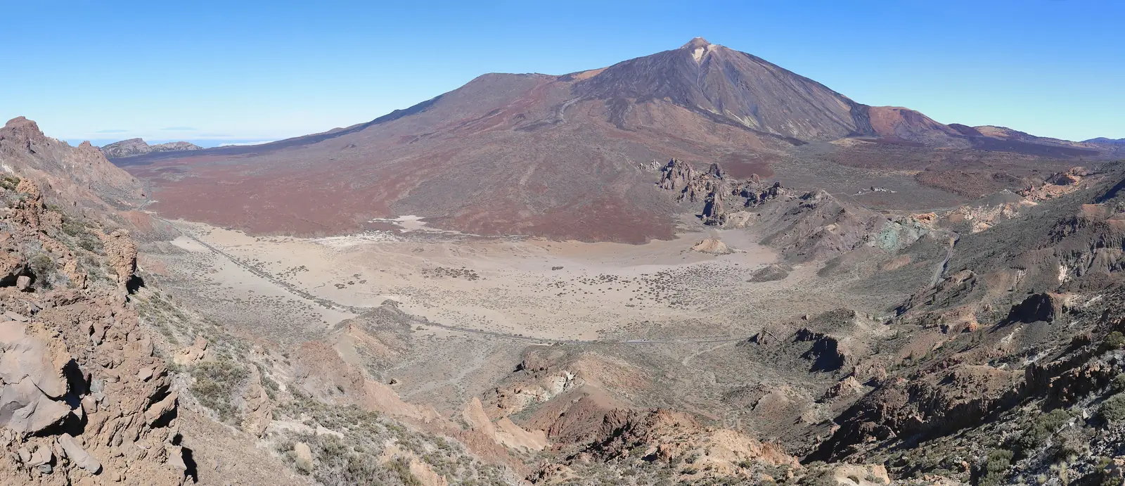 Mount Teide above the Las Cañadas caldera, Tenerife