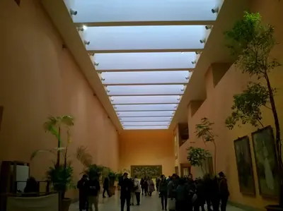 The entrance hall of the Thyssen-Bornemisza Museum