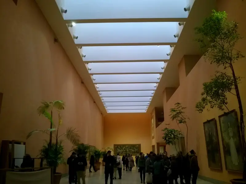 The entrance hall of the Thyssen-Bornemisza Museum