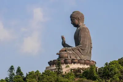 The Tian Tan Buddha on Lantau Island