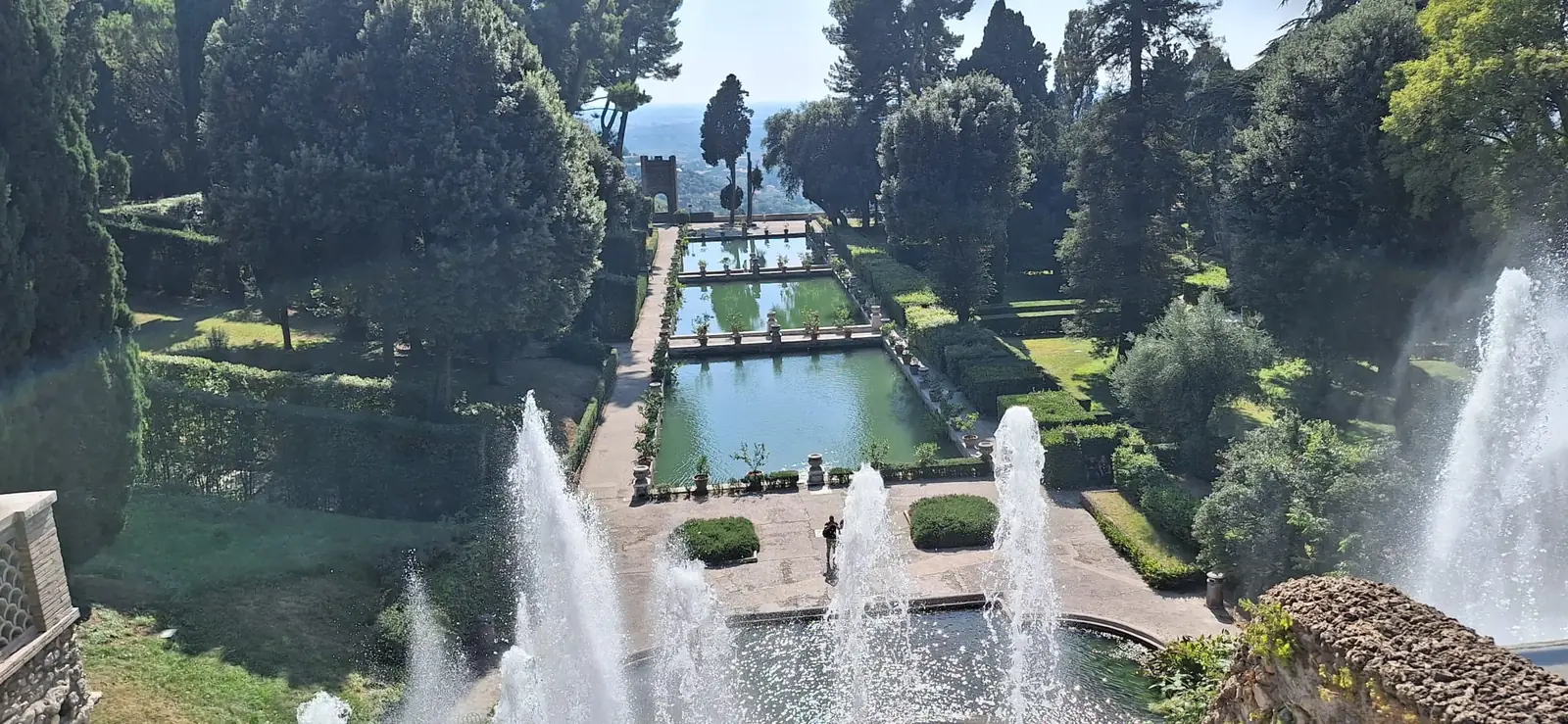 Fountains in the gardens of Villa d'Este, Tivoli