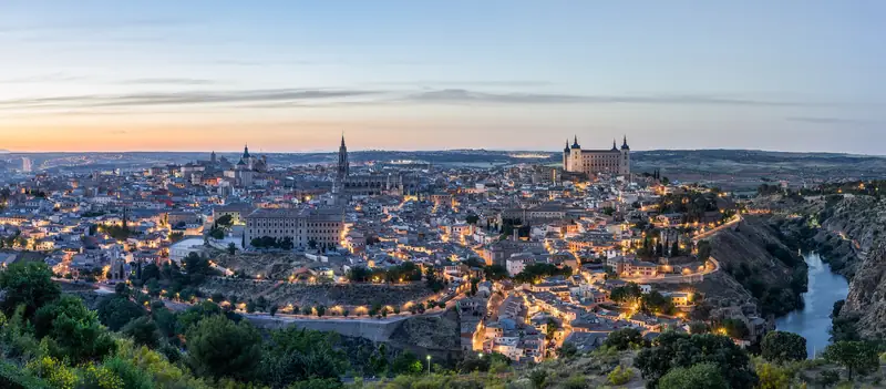 Toledo spain evening sunset DXR