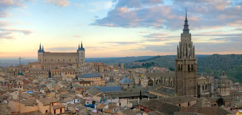 Toledo Skyline Panorama, Spain - Dec