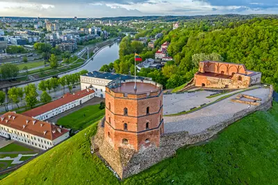 Gediminas Tower above Vilnius