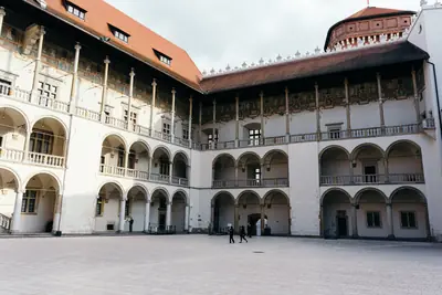 The Renaissance arcaded courtyard of Wawel Royal Castle, Kraków