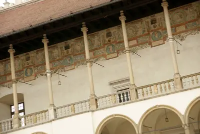 Arcaded galleries around the courtyard of Wawel Castle