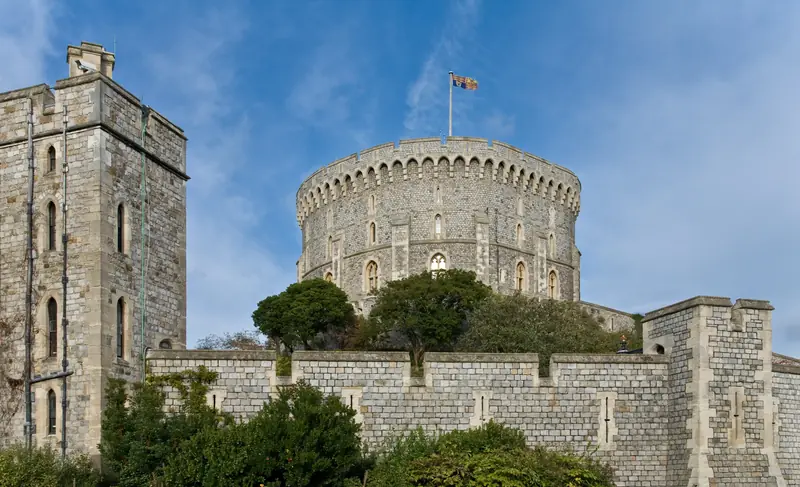 Round Tower, Windsor Castle, England - Nov