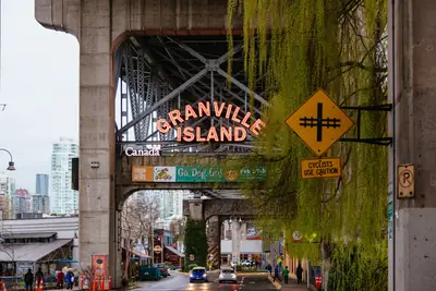 The Granville Island sign, Vancouver